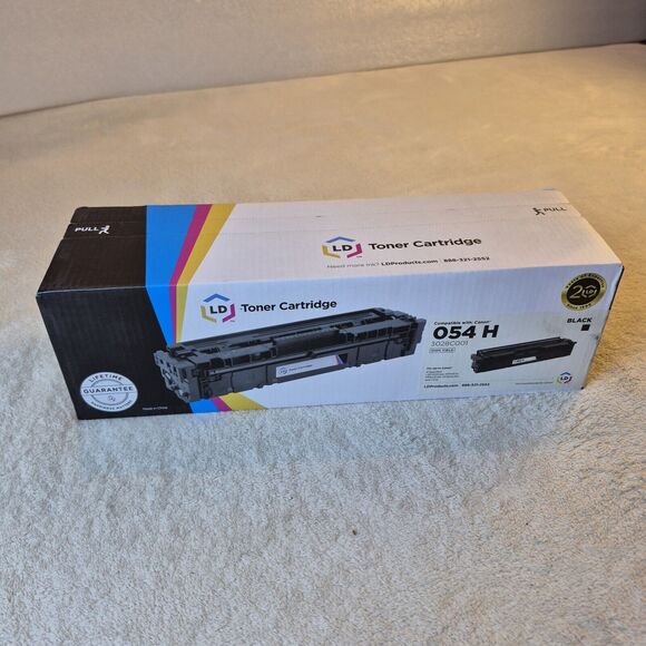 LD Compatible Canon 054H High Capacity Black Toner for imageCLASS MF642Cdw - Picture 1 of 4